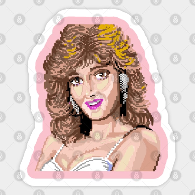 Miss Liz 16 bit Sticker by BludBros